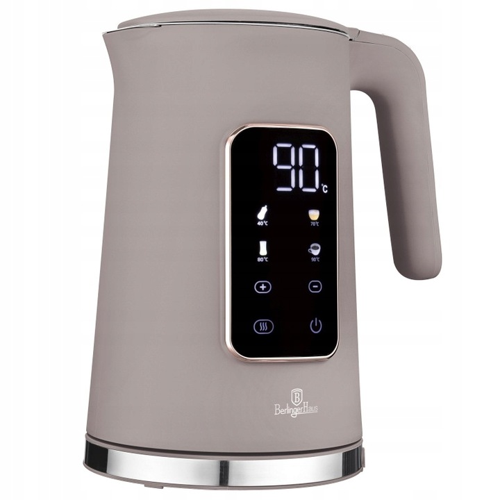 Czajnik elektryczny z regulacją temperatury cyfrowy 1,7 l Taupe Collection