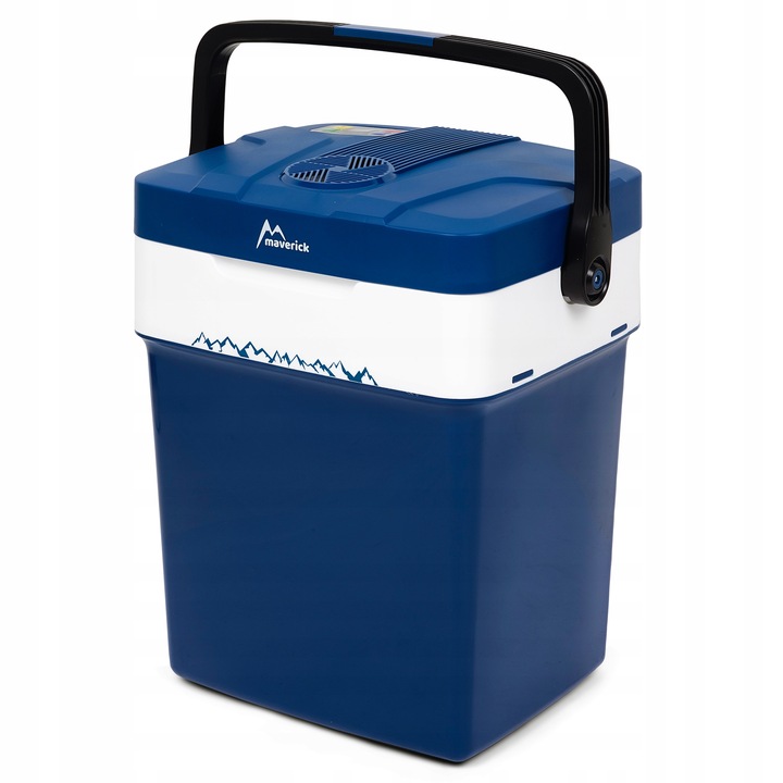 LODÓWKA TURYSTYCZNA 32L SAMOCHODOWA AGREGAT 12-230V LCD USB FUNKCJA GRZANIA