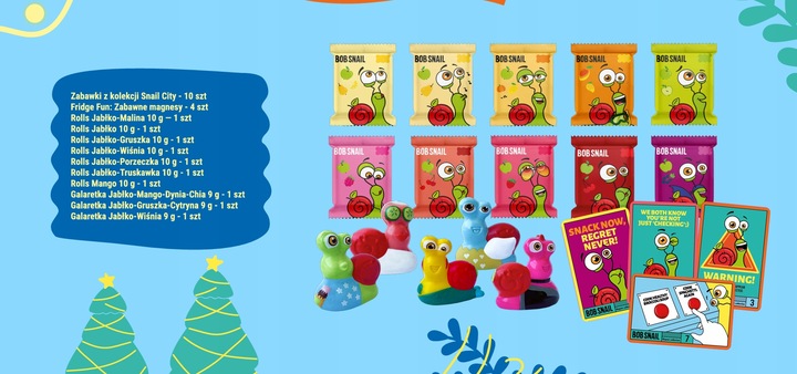 Mikołaj + Kalendarz Adwentowy Bob Snail 97g