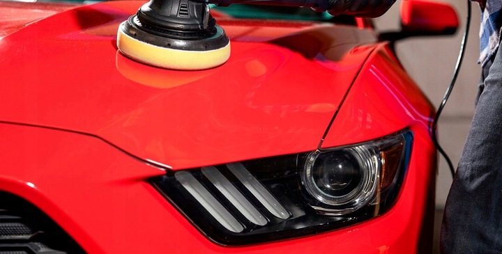 POLERKA SAMOCHODOWA MIMOŚRODOWA OSCYLACYJNA 1600W Z REGULACJĄ 3 X GĄBKA