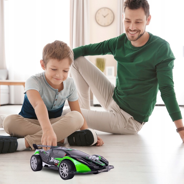 SAMOCHÓD WYŚCIGOWY AUTO ŁADOWARKA ZDALNIE STEROWANY WYSCIGÓWKA USB KASKADER