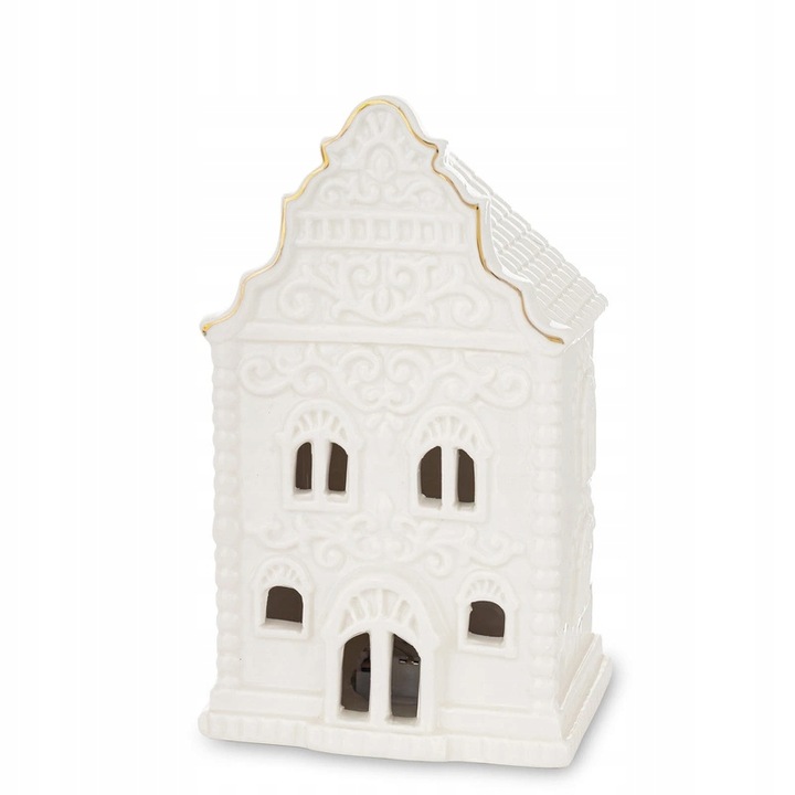 Domek Led Figurka Ozdoba Świąteczna Boże Narodzenie 15,5x9x7cm