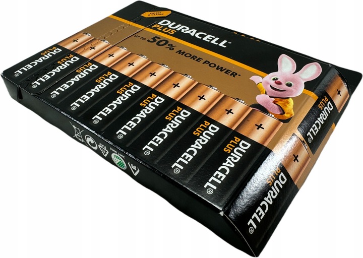 Bateria alkaliczna Duracell Plus AA LR6 MN1500 18 sztuk ORYGINAŁ