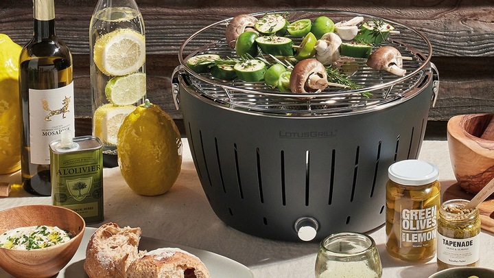 GRILL WĘGLOWY BEZDYMNY LOTUSGRILL PRZENOŚNY OGRODOWY STANDARD PLUS TORBA