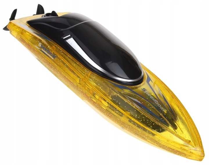 Motorówka Łódź Łódka Wyścigowa Zdalnie Sterowana RC Światła LED + Pilot