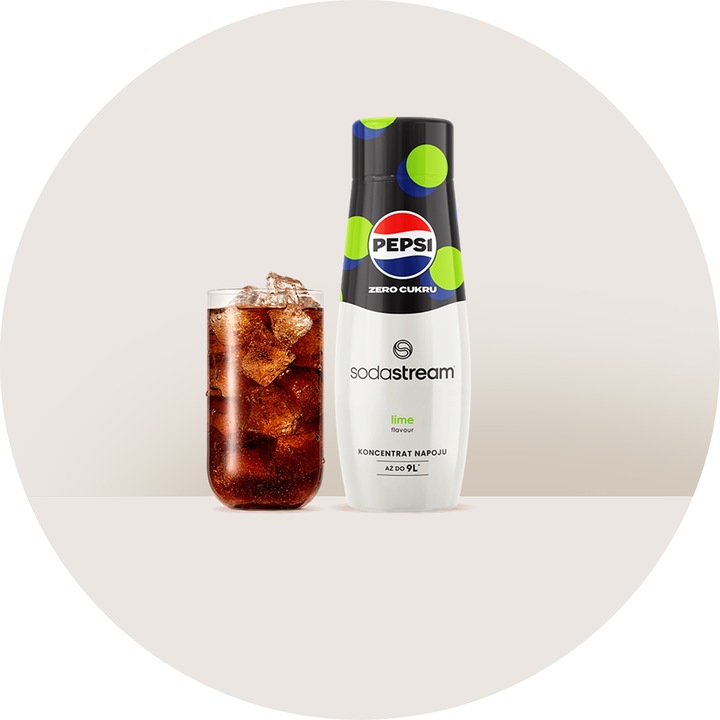 Zestaw Syrop do wody SodaStream PEPSI LIME Zero 6x440 ml + Torba GRATIS