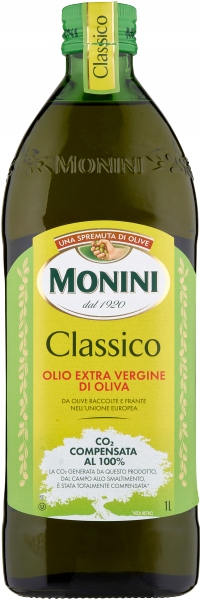 Oliwa Olio Extra Vergine Classico 1l Monini na rynek włoski bez pl napisów