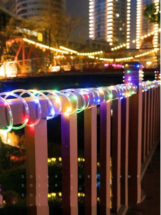 WĄŻ Świetlny 30m LED LAMPKI CHOINKOWE MULTIKOLOR KOLOROWY