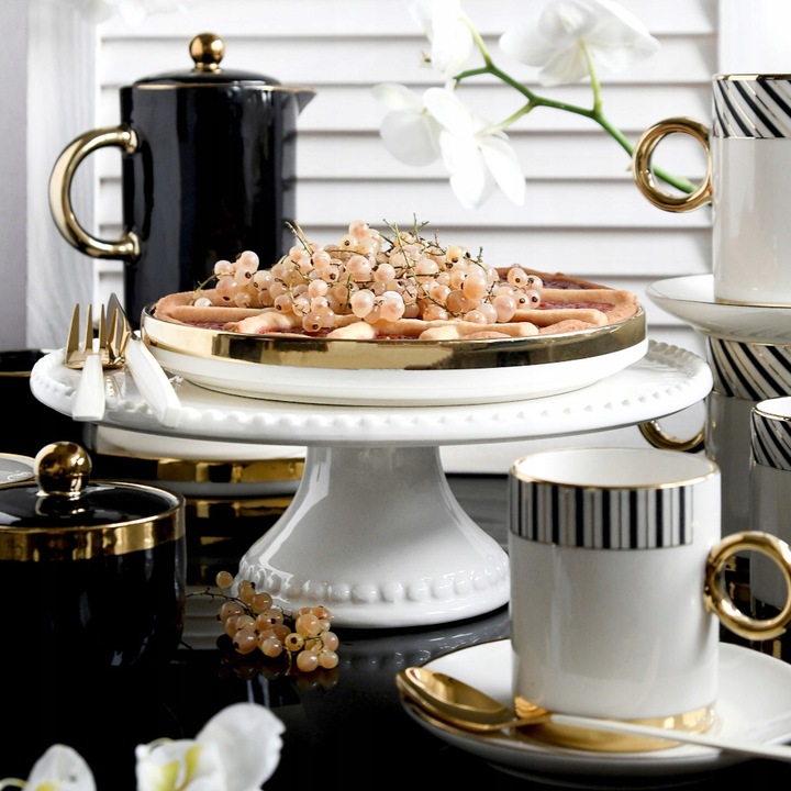 Patera talerz porcelanowy na ciasto tort Altom Design Regular 27,5 cm