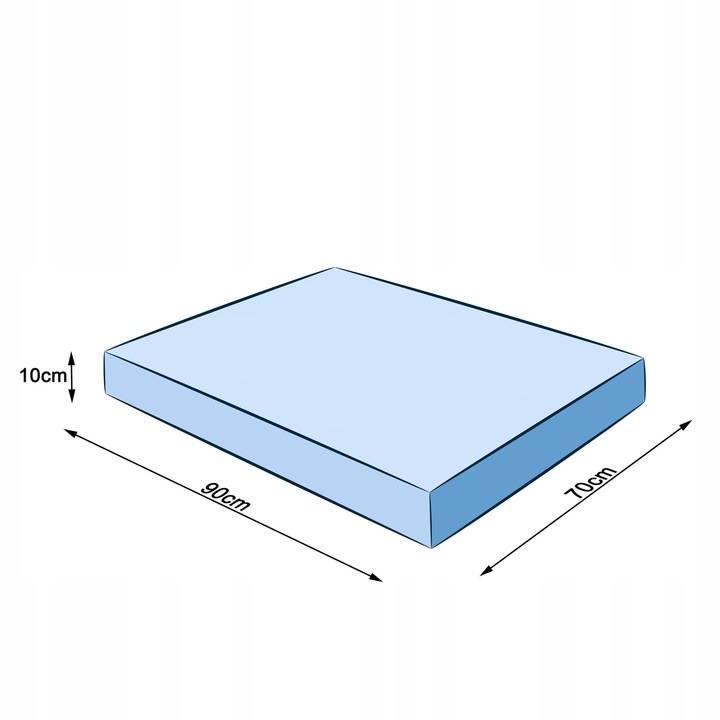 Legowisko dla psa, Materac dla psa, Kojec dla psa, Wodoodporne - L 90x70 cm
