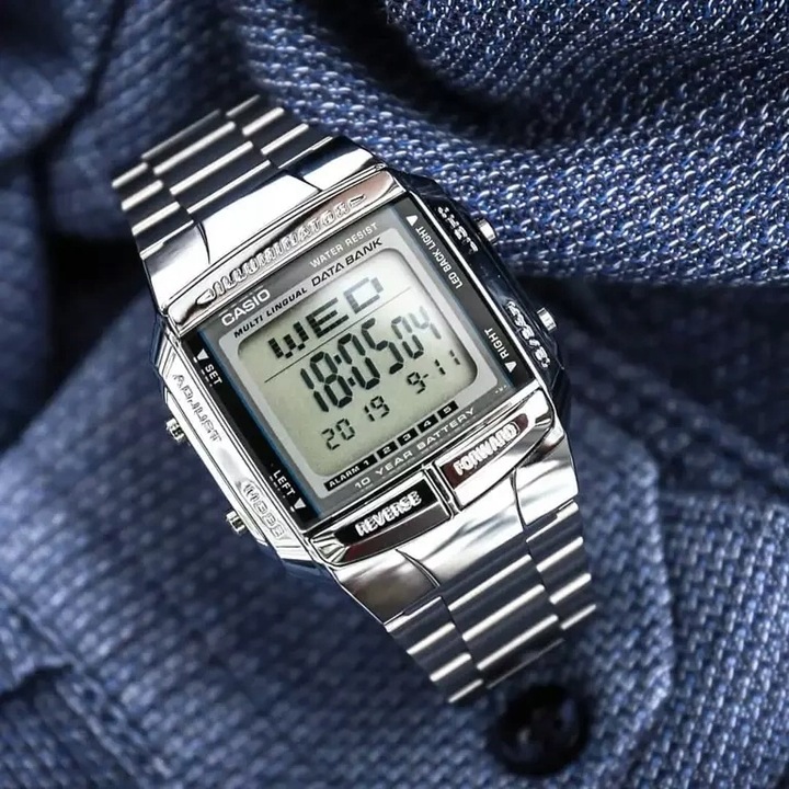 ZEGAREK MĘSKI CASIO DATABANK DB-360-1A + BOX +GRAWER