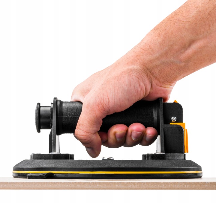 PRZYSSAWKA PRÓŻNIOWA DO PŁYTEK UCHWYT Z POMPKĄ GLAZURY SZYB 190 KG 200 MM