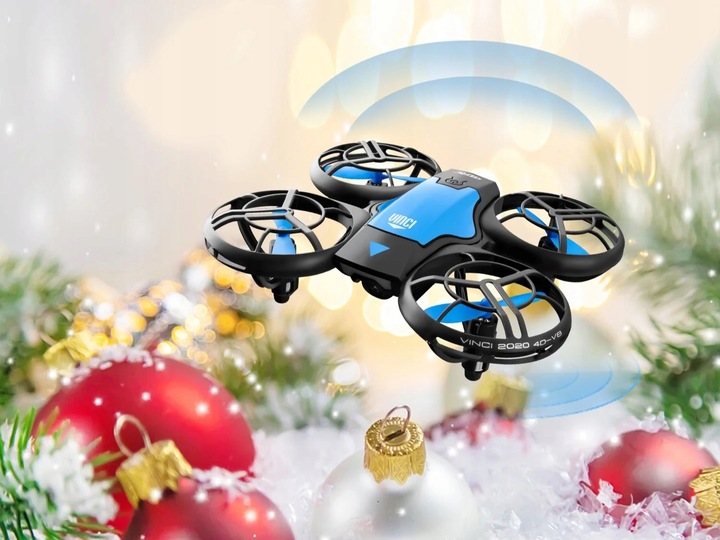 MINI DRON QUADROCOPTER TURBO AKROBACJE FUTERAŁ AKUMULATOR OSŁONY DLA DZIECI