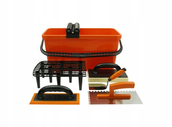 SOLID Wiadro do fugowania 20l gąbka paca kielnia 7 elementów +gratis