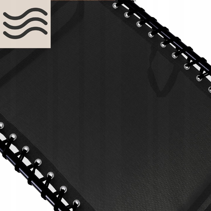 LEŻAK ogrodowy plażowy RIVA SKŁADANY leżanka REGULOWANY łóżko Z ZAGŁÓWKIEM