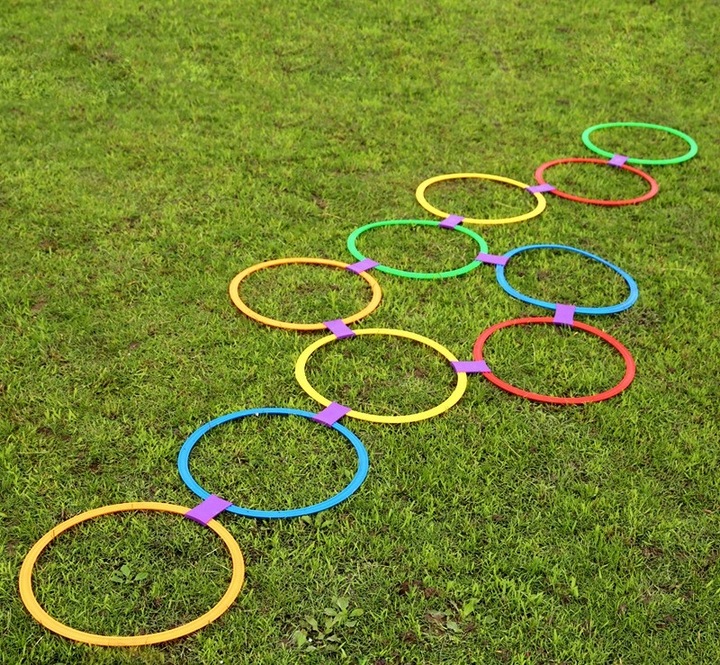 Gra Zręcznościowa Plenerowa Zabawa Ruchowa 3w1 Prezent dla 3 4 5 6 7 latka