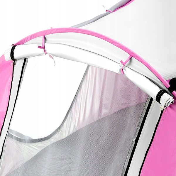 Namiot Plażowy Samorozkładający się dla Dzieci Różowy NILS Lekki POP-UP