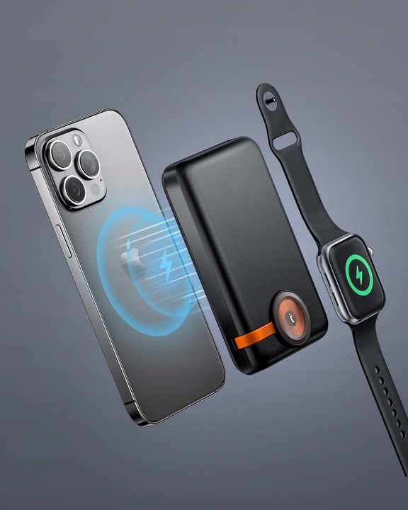 INNOSTYLE POWERDUO 2W1 SZYBKI POWERBANK INDUKCYJNY DO MAGSAFE WATCH 10000