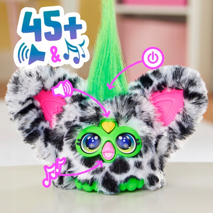 Furby Furblets Interaktywna maskotka Moo-Boo Krówka Hasbro G1779