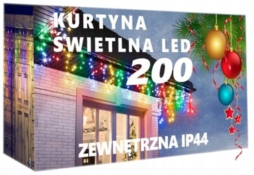SOPLE FLASH 200 LED ZEWNĘTRZNE MULTIKOLOR CHOINKOWE lampki