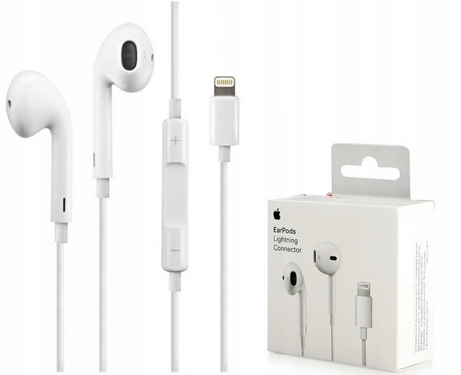 APPLE EARPODS SŁUCHAWKI LIGHTNING IPHONE 8 X XR 11