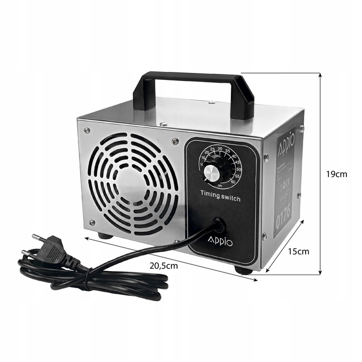 GENERATOR OZONU OZONATOR OCZYSZCZACZ CZASOMIERZ NEUTRALIZATOR ZAPACHU