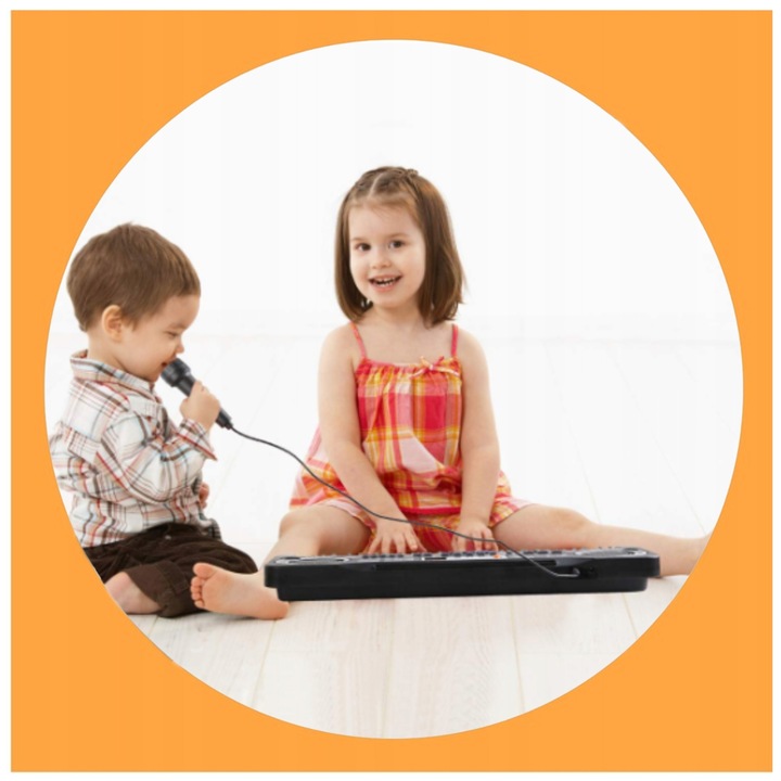 KEYBOARD PIANINKO ORGANY ORGANKI PIANINO ELEKTRONICZNE DLA DZIECI +MIKROFON