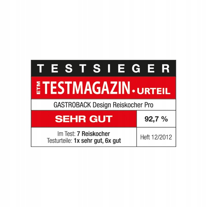 Gastroback 42518 do ryżu i warzyw