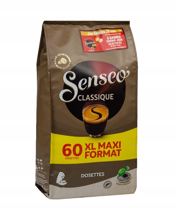 Pady SENSEO PHILIPS CLASSIQUE 60 szt. XXL + gratis VIDEOBOOK