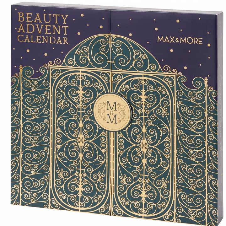 Kalendarz Adwentowy MAX & MORE 24 LUKSUSOWE kosmetyki do twarzy i ciała LOV
