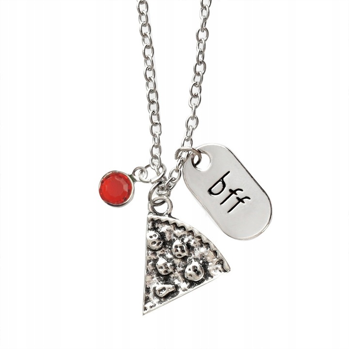 NASZYJNIK 6 PRZYJACIÓŁ BFF PIZZA 6SZT B1000