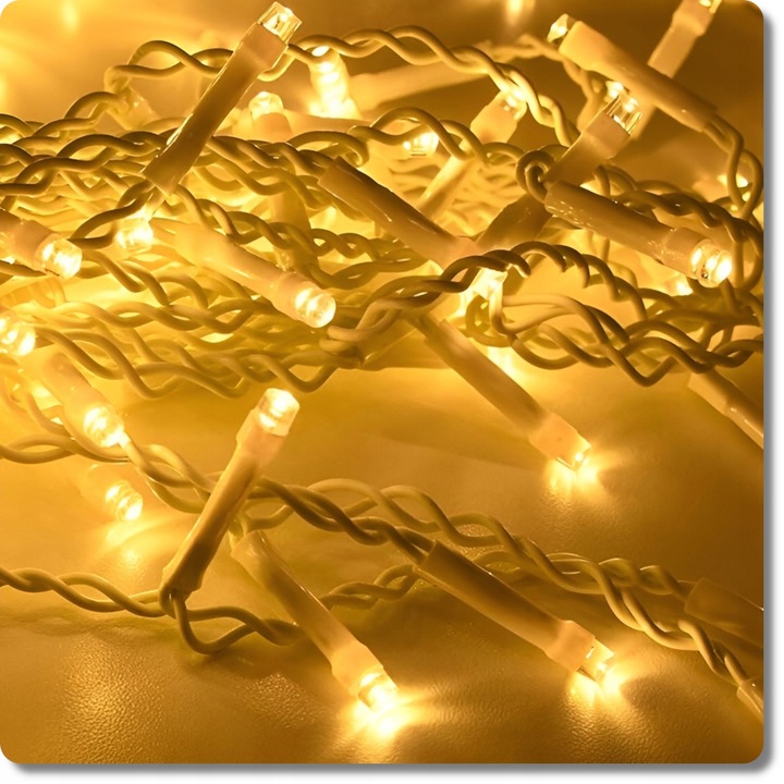 SOPLE FLASH 300 LED ZEWNĘTRZNE BIAŁE CIEPŁE CHOINKOWE lampki z Flashem