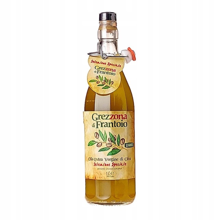 Oliwa z oliwek Grezzona di Frantoio 1l Levante Włochy szkło extra vergine