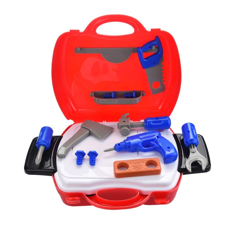 NARZĘDZIA zestaw narzędzi w walizce WARSZTAT narzędzia dla dzieci SUPERCENA