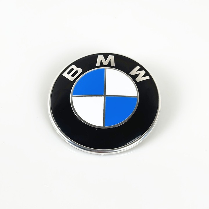 EMBLEMAT ZNACZEK LOGO BMW NA MASKĘ TYŁ PRZÓD 82MM E30E34E38E39E46E60E61X3X5