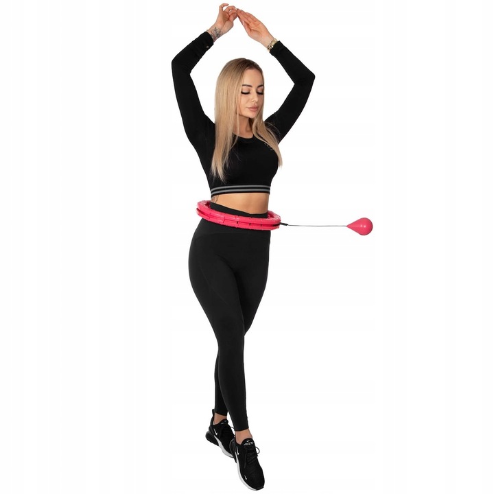 HULA HOP ODCHUDZAJACE OBCIĄŻENIE WYPUSTKI MODUŁOWY MASAŻER + OBCIĄŻNIK