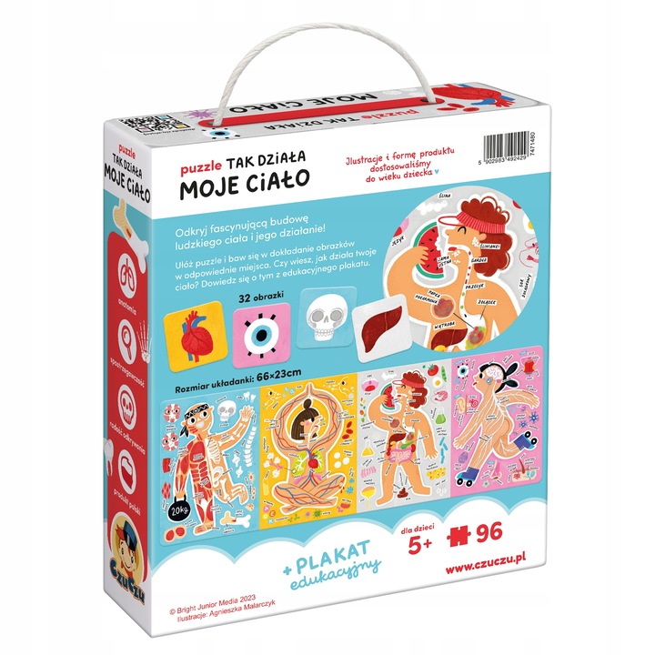 Puzzle Tak działa Moje ciało CzuCzu