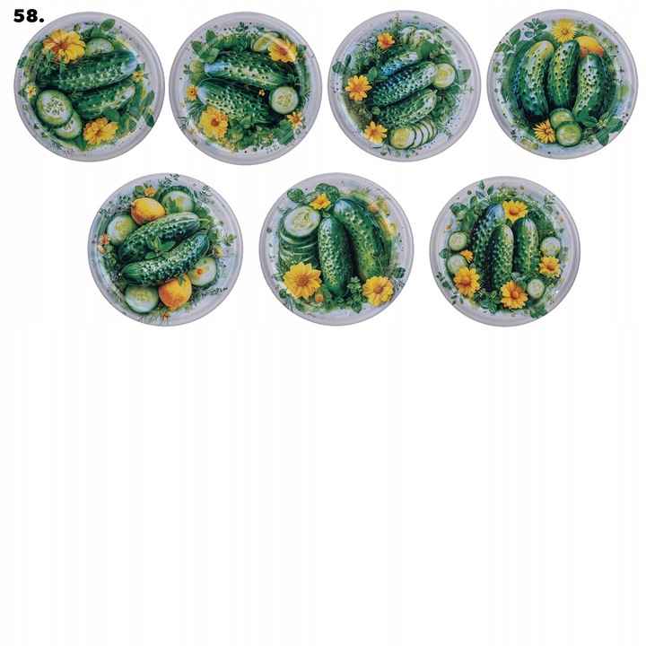 SŁOIK 720 ml SŁOIKI NA PRZETWORY MIÓD OGÓRKI WIECZKA ZAKRĘTKI 24 SZT FI 82