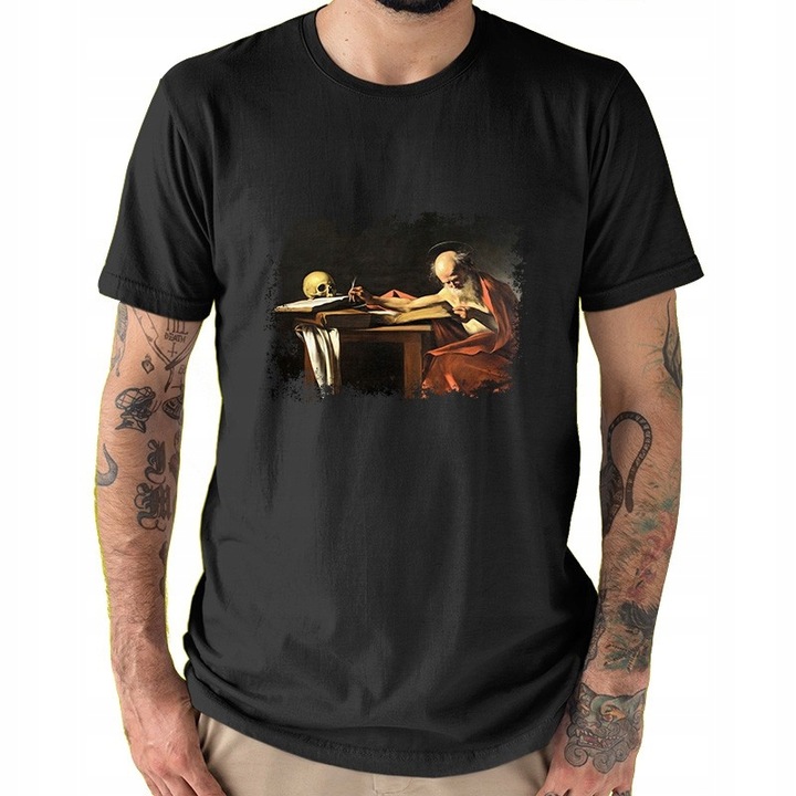 koszulka M-CZ M008 Caravaggio Św Hieronim piszący