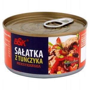 B&K SAŁATKA Z TUŃCZYKIEM MEKSYKAŃSKA 12x 185g