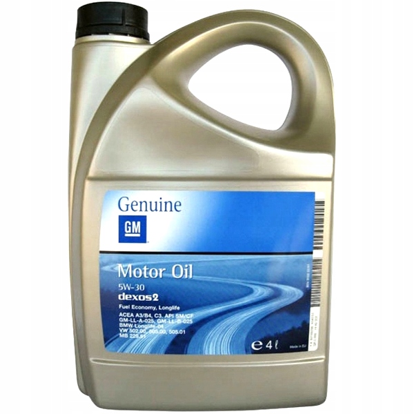 GM GENERAL MOTORS OPEL DEXOS 2 5W30 4L