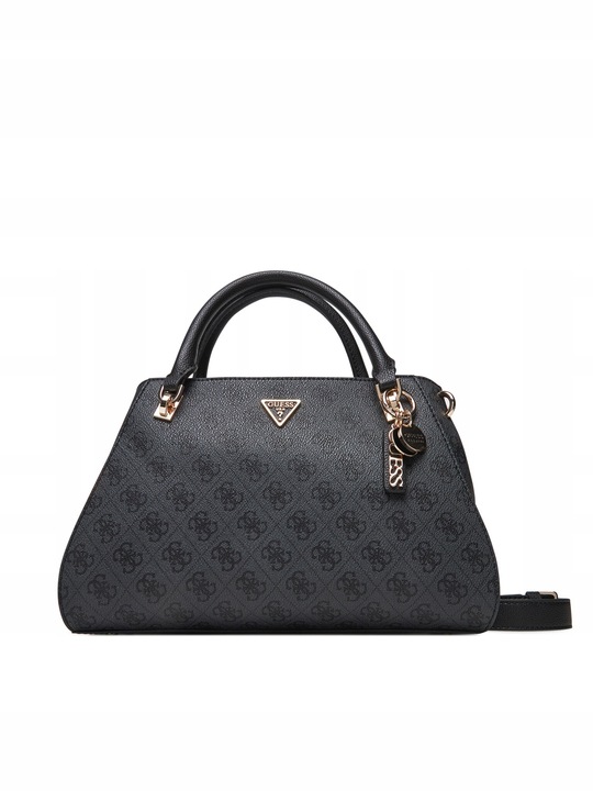 Torebka damska Guess Kuferek Elegancka Modna na zamek HWBG9672070 Czarna