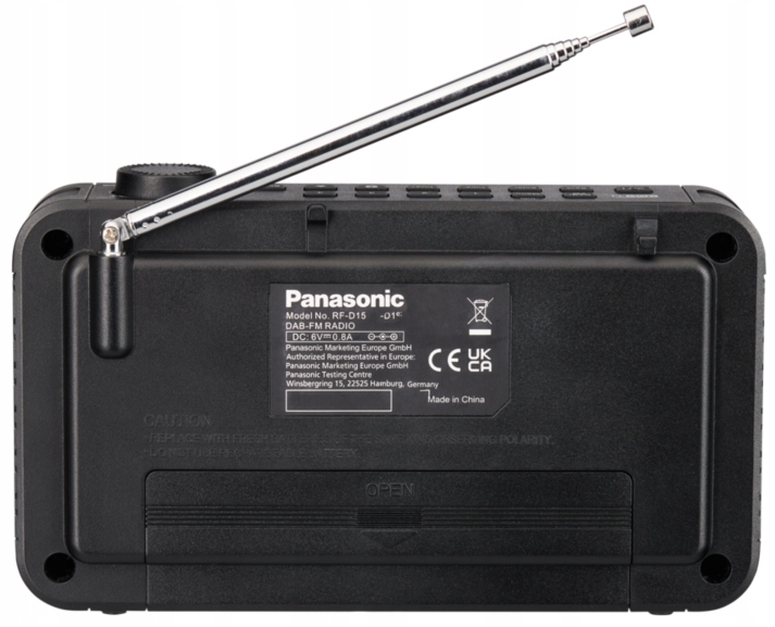 Panasonic RF-D15EG-K Radio przenośne FM Bluetooth