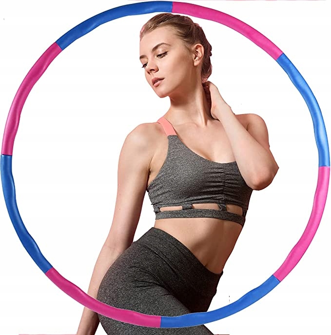 Hula hop Ysislybin 95 cm niebiesko-szary