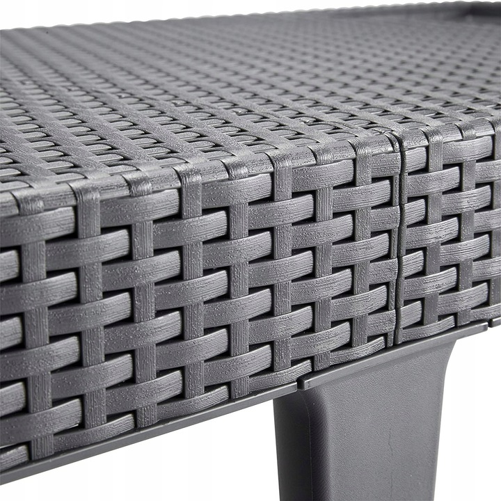 LEŻAK OGRODOWY REGULOWANY SKŁADANY KETER JAIPUR GRAFIT