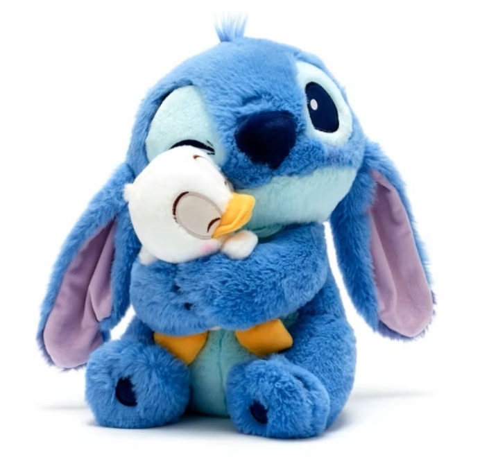 WIELKA PRZYTULANKA STICH I LILO PLUSZOWA 2W1 Z KACZKĄ MIŚ 35cm