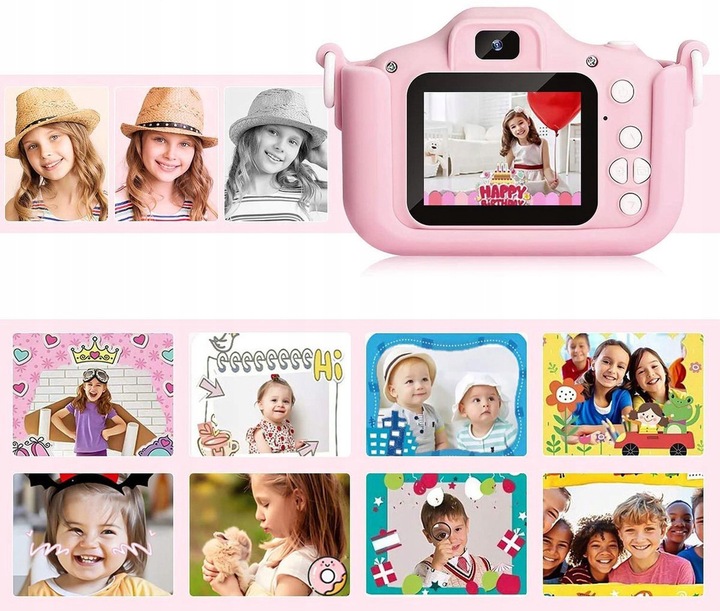 APARAT CYFROWY FOTOGRAFICZNY KAMERA DLA DZIECI GRY