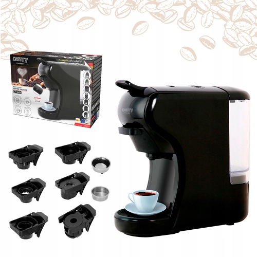 Multi-Ekspres Camry CR 4414 - 9 Typów Kapsułek, 19 Bar, Szybkie Parzenie