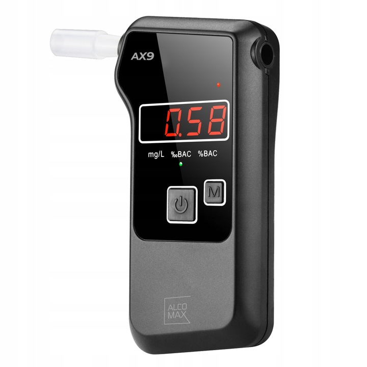 Profesjonalny Alkomat METEO AX9 + 20 USTNIKÓW
