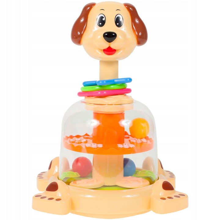 BĄCZEK SPINNER DLA DZIECI PIESEK Z KULECZKAMI ZABAWKA WIRUJĄCA DLA DZIECI